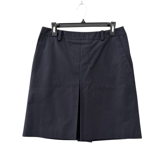 Brooks Brothers Dresses & Skirts - VTG Brooks Brothers Preppy Pleated Skirt Size 8 Navy Office Siren Old Money